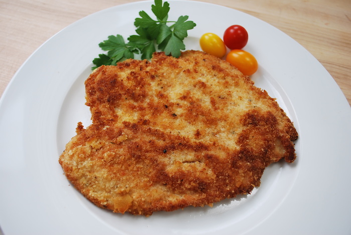 These Italian Chicken Cutlets are coated with Italian breadcrumbs flavored with Parmesan cheese. Delicious on it's own, in a sandwich, or topped with sauce!