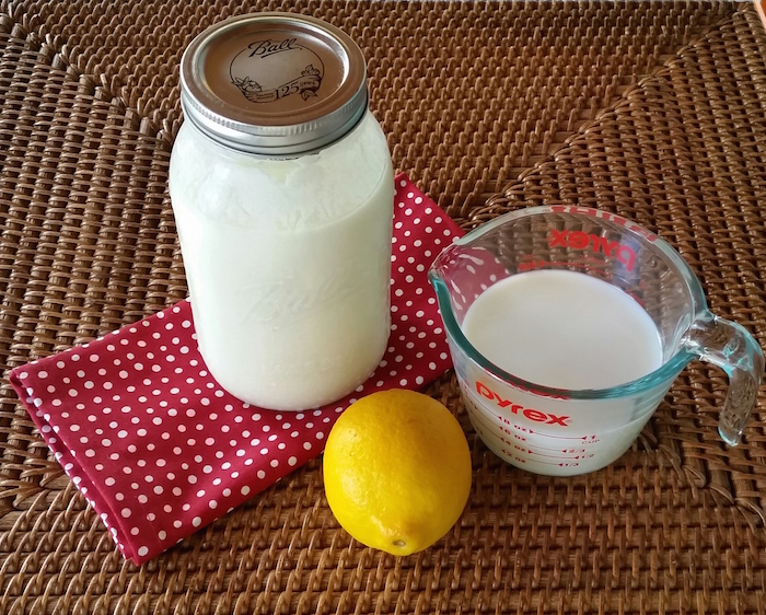 making buttermilk