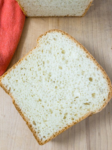A slice of bread.