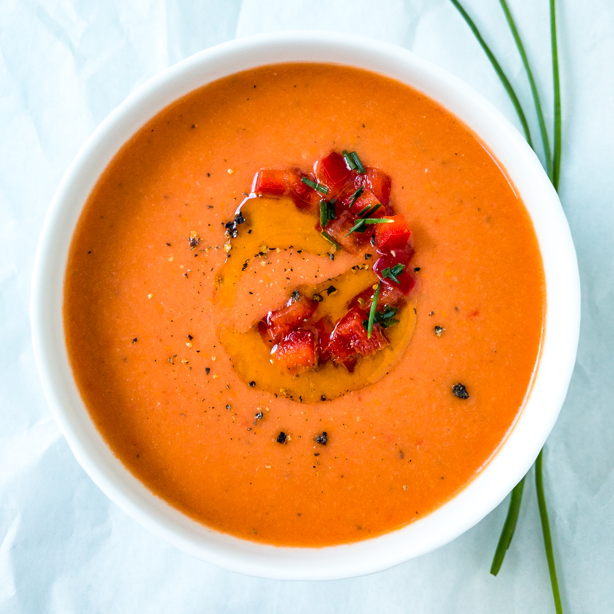 Simple Silky Smooth Gazpacho - The Genetic Chef