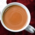 A cup of Peruvian hot chocolate.