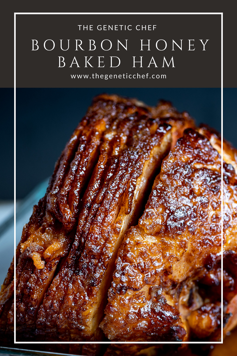 Bourbon Honey Baked Ham - The Genetic Chef