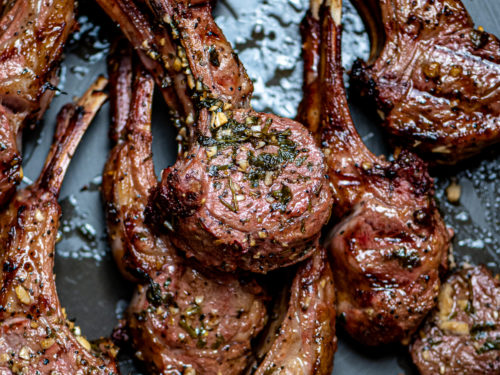 Grilled Greek Style Lamb Chops - The Genetic Chef
