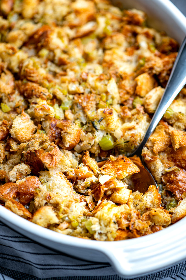Old-Fashioned Bread Stuffing - The Genetic Chef